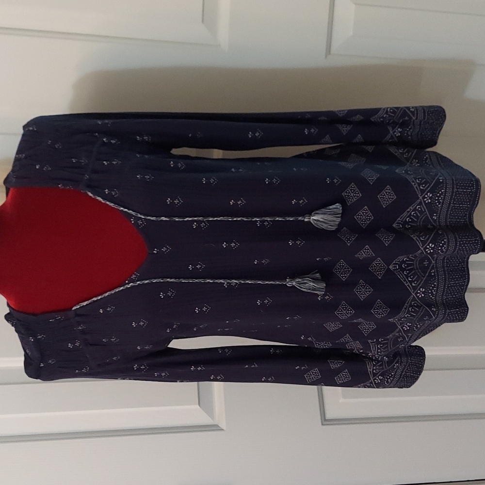Lucky Brand long sleeve boho top